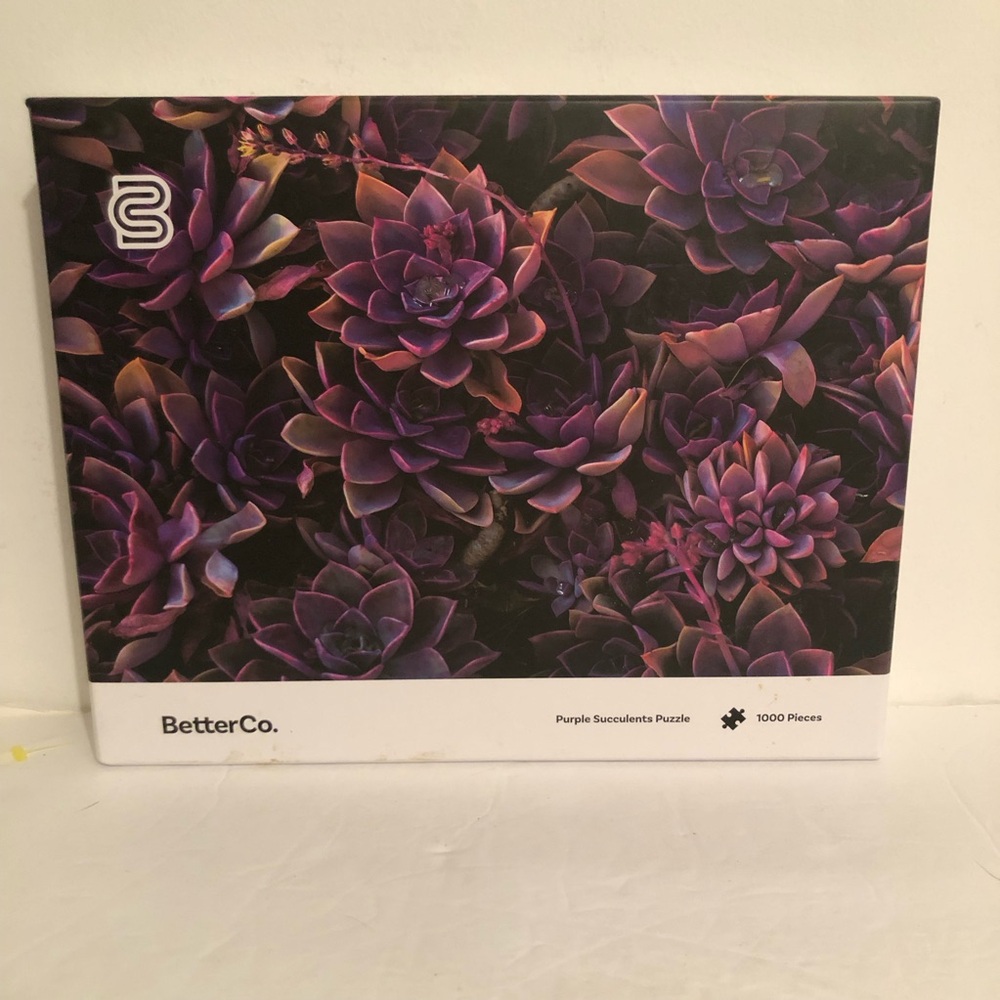 BetterCo. Purple Succulents Puzzle NEW